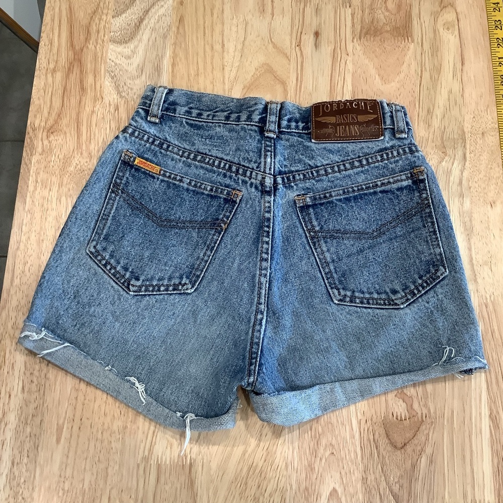 VTG 90s JORDACHE High Waist Mid Wash Denim Shorts Size 5-6